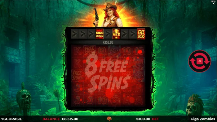 Giga Zombies - lansering av Free Spins